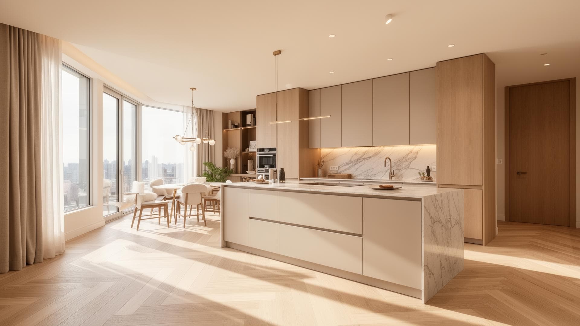 Rénovation intérieure par ValM39 – cuisine, parquet et peinture