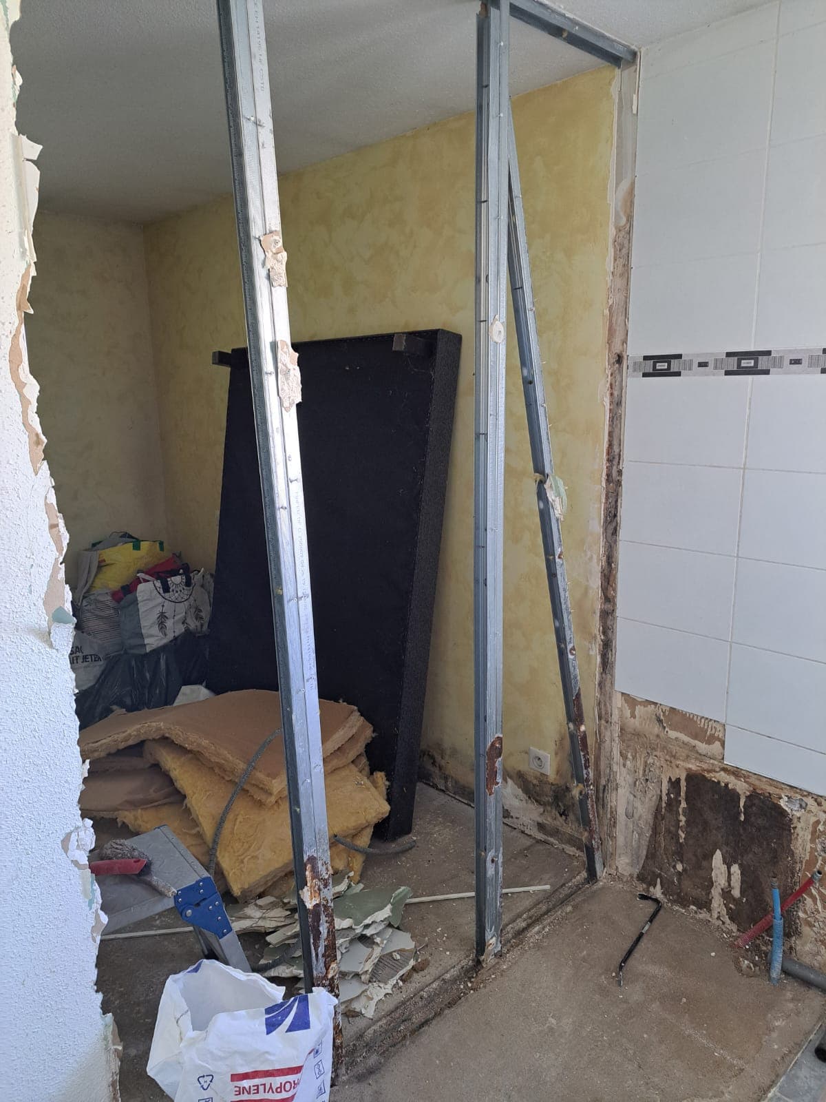 Cloisons — chantier ValM39